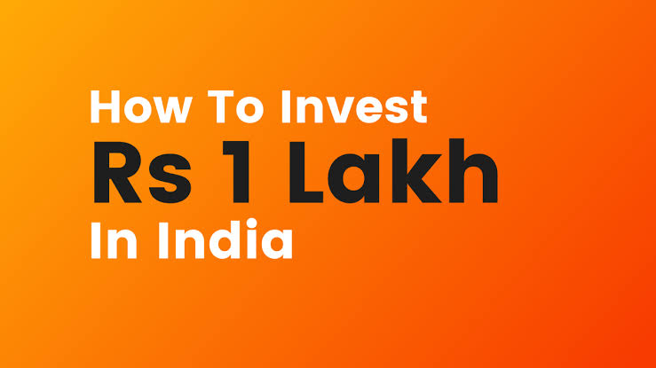 how to invest 1 lakh