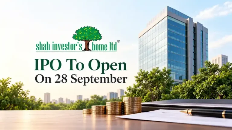 Shah Investor's Home IPO 2026 price band Rs 159-167 issue Rs 90.17 crore lot 85 shares GMP Rs 10 allotment October 1 listing October 6 NSE BSE mainboard brokerage Gujarat