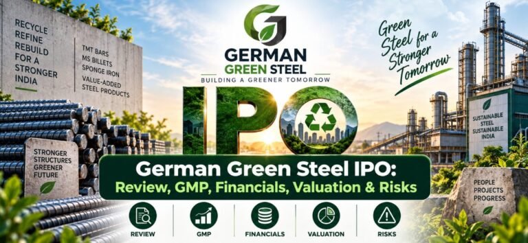 German Green Steel IPO 2026 price band ₹132-₹139 issue ₹304 crore lot 107 shares GMP ₹15 allotment September 30 listing October 5 NSE BSE mainboard