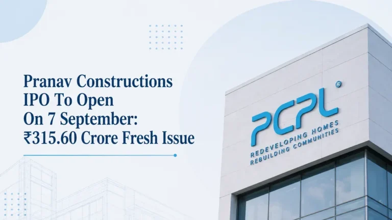 Pranav Constructions IPO date price band September 2026 Mumbai real estate mainboard BSE NSE