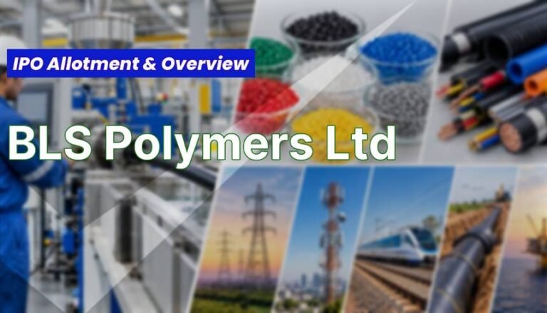 BLS Polymers IPO date GMP subscription status allotment 2026 SME IPO NSE Emerge polymer compounder retail investor analysis