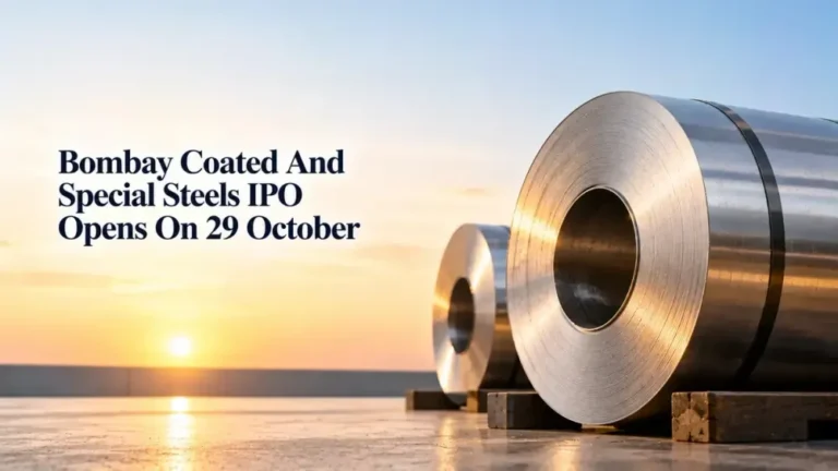 Bombay Coated Special Steels IPO date GMP price band subscription allotment 2026 mainboard steel processing centre BSE NSE retail investor analysis